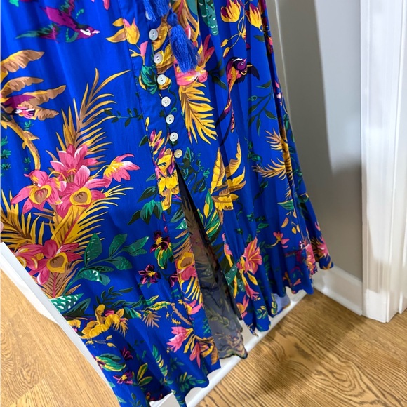 NWOT Cynthia Rowley Tropical Maxi Skirt - Picture 2 of 9